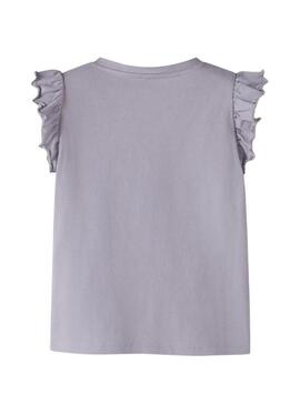 Camiseta Name It Dybba roxa para menina