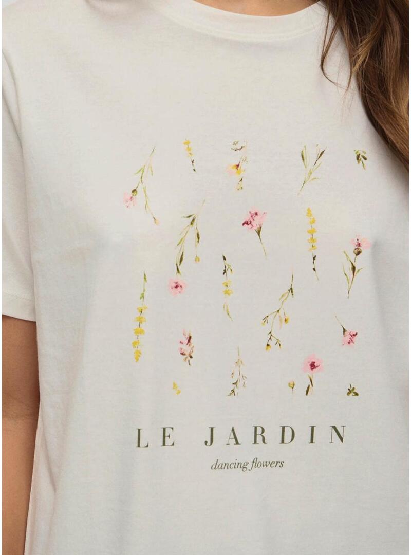 Camiseta Vila Sybil branca para mulher.