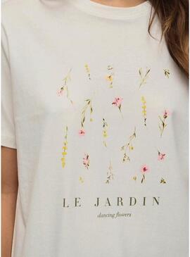 Camiseta Vila Sybil branca para mulher.