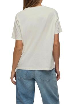 Camiseta Vila Sybil branca para mulher.