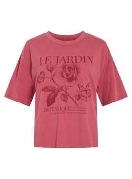 Camiseta Vila Rubie rosa para mulher