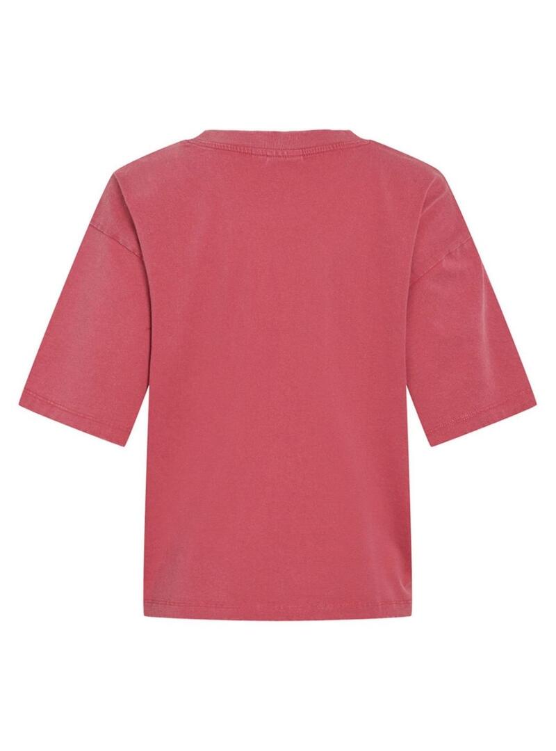 Camiseta Vila Rubie rosa para mulher