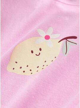 Camisola Name It Flittaz rosa para menina.