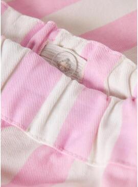 Calça Name It Friba rosa para menina