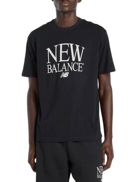 Camiseta New Balance Logo preto para homem