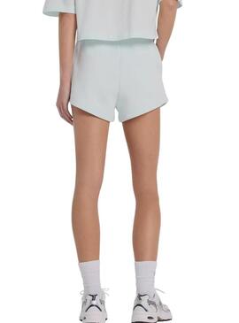 Shorts New Balance Fleece turquesa para mulher