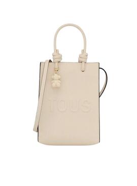 Bolsa Tous mini Pop La Rue New bege para mulher