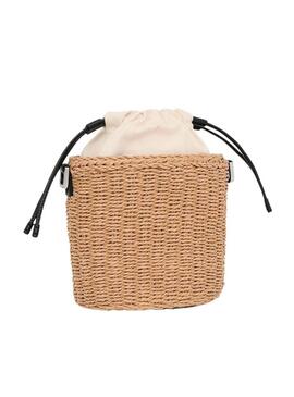 Bolsa Tous Scoubidou natural e preta para mulher.