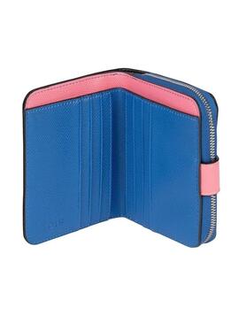 Carteira Tous New Dubai safiano preta para mulher.