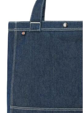 Carteira Dickies tote denim escuro para mulher e homem