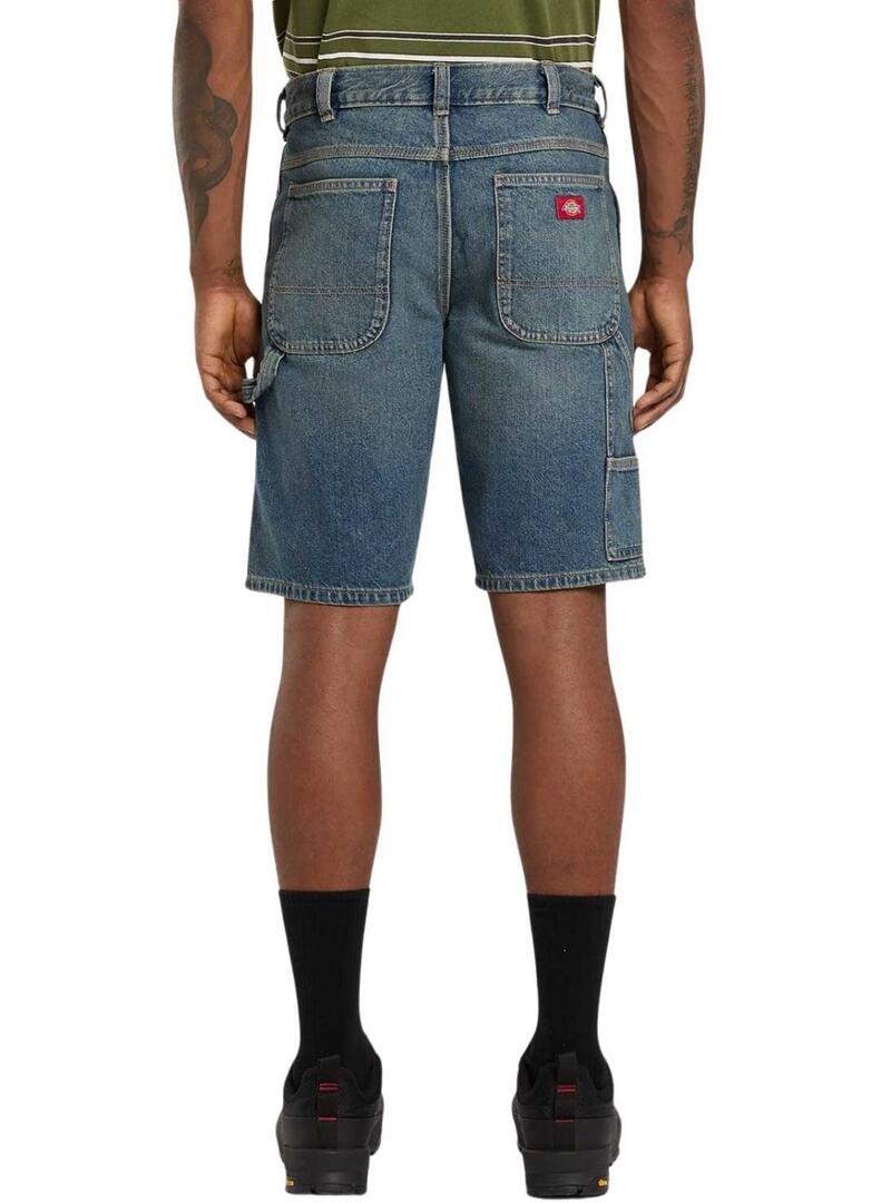 Bermudas Dickies de carpinteiro azul para homem.