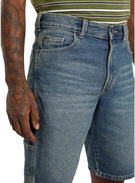 Bermudas Dickies de carpinteiro azul para homem.