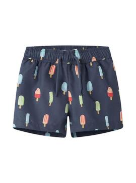 Roupa de banho Name It Zice azul marinho para criança