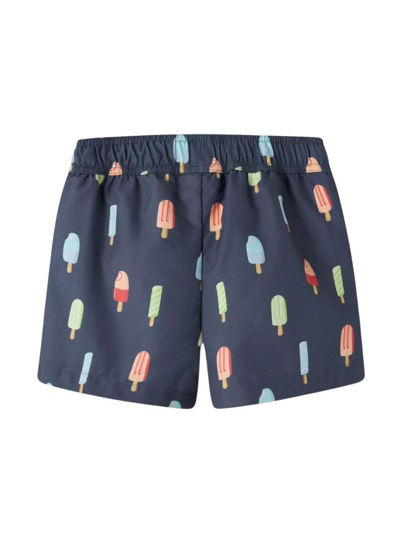 Roupa de banho Name It Zice azul marinho para criança