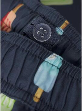 Roupa de banho Name It Zice azul marinho para criança