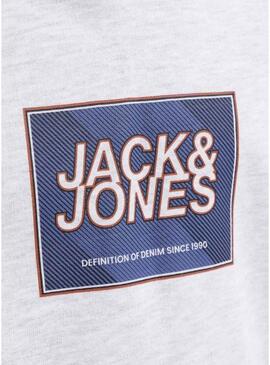 Moletom Jack and Jones Rain cinza para crianças