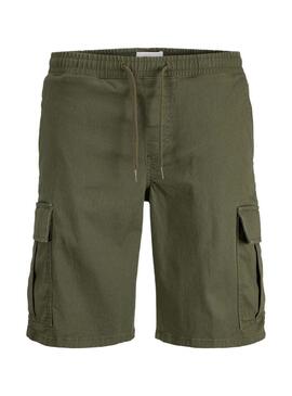Bermudas Jack and Jones Cole cargo verde para homem