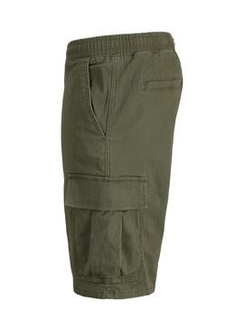 Bermudas Jack and Jones Cole cargo verde para homem