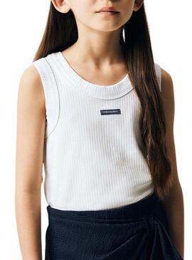 Top Nome It Flyra branco para menina