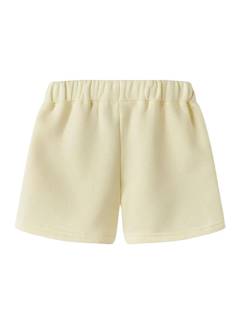 Shorts Name It Fabia amarelo para menina