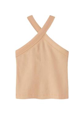 Top Name It Flommiz laranja para menina