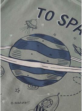 Camisola Name It Dib cinza para menino.