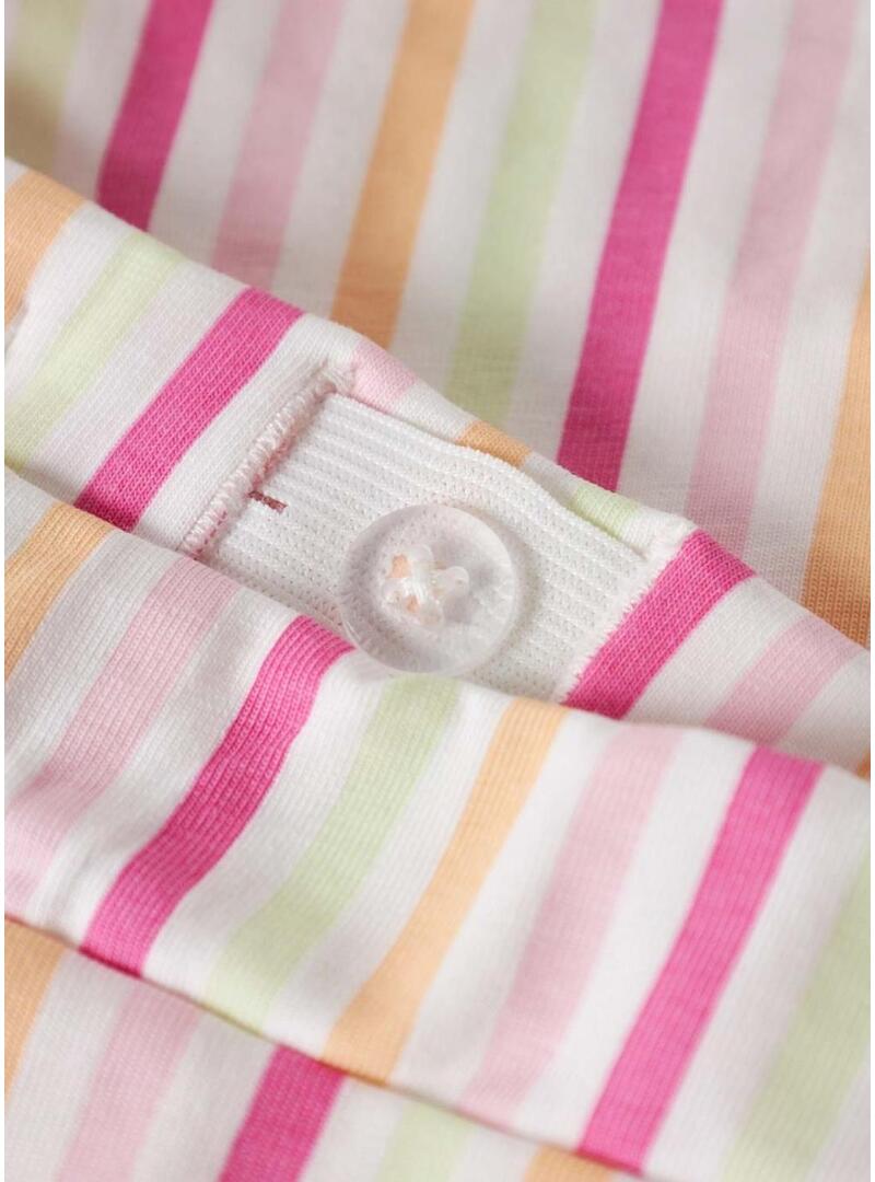 Shorts Name It Filuaz estampado de rayas para menina.