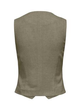 Colete verde Only Siesta para mulher.