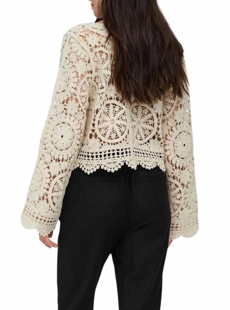 Casaco Only Waterly bege para mulher