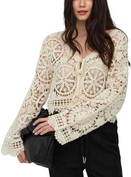 Casaco Only Waterly bege para mulher