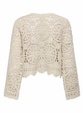 Casaco Only Waterly bege para mulher