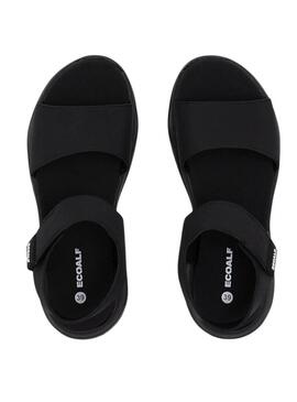 Sandálias Ecoalf Carla preto para mulher.