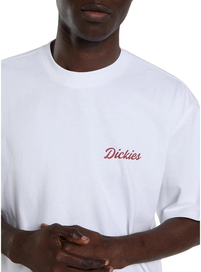 Camiseta Dickies Wellsville branca para homem
