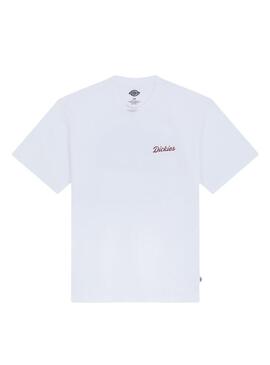 Camiseta Dickies Wellsville branca para homem