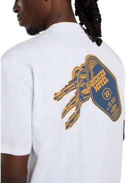 Camiseta Dickies Plain City branca para homem.