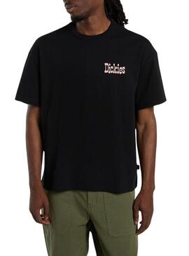 Camiseta Dickies Polk preta para homem.