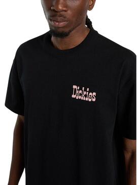 Camiseta Dickies Polk preta para homem.