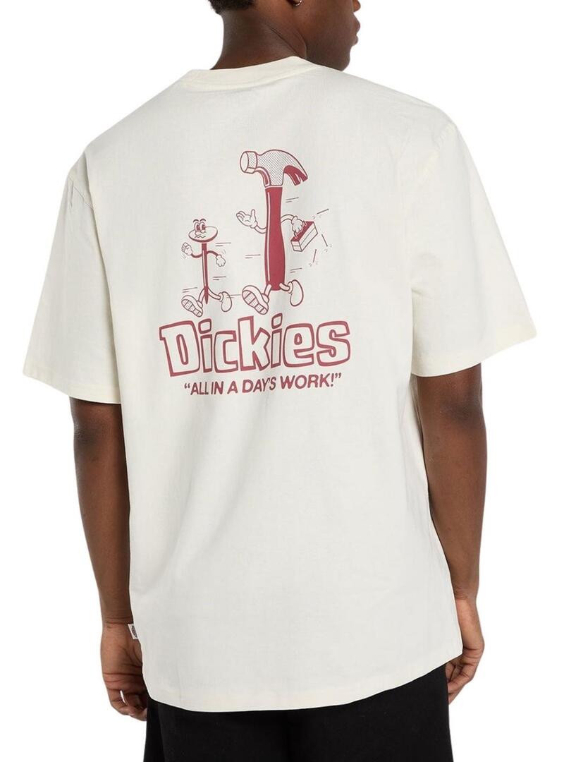 Camiseta Dickies Fairlawn bege para homem