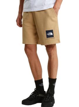 Bermudas The North Face Box bege para homem.