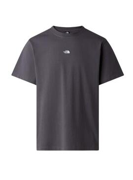 Camiseta The North Face minimalista antracita para homem
