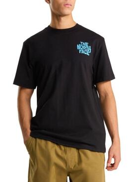 Camisa The North Face Drip Logo preta para homem