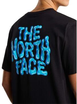 Camisa The North Face Drip Logo preta para homem