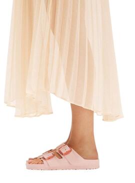 Sandálias Birkenstock Arizona Big Buckle Eva rosa para mulher.