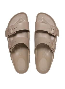 Chinelos Birkenstock Arizona EVA bege para mulheres