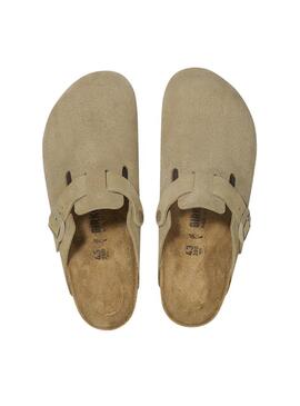 Tamancos Birkenstock Boston verde