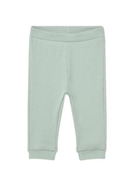 Pack 2 calças Mayoral caneladas mostarda e verde água para bebê