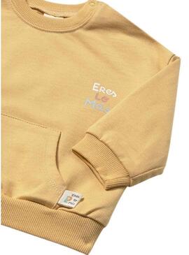 Moletom Mayoral globos mostarda para bebê.