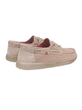 Sapatos Walkin Pitas em bege para homem.