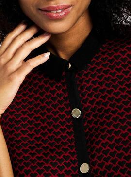 Vestido Naf Naf Corações bicolor para Mulher