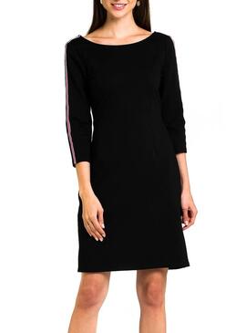 Vestido Naf Naf Guarnição preta para Mulher